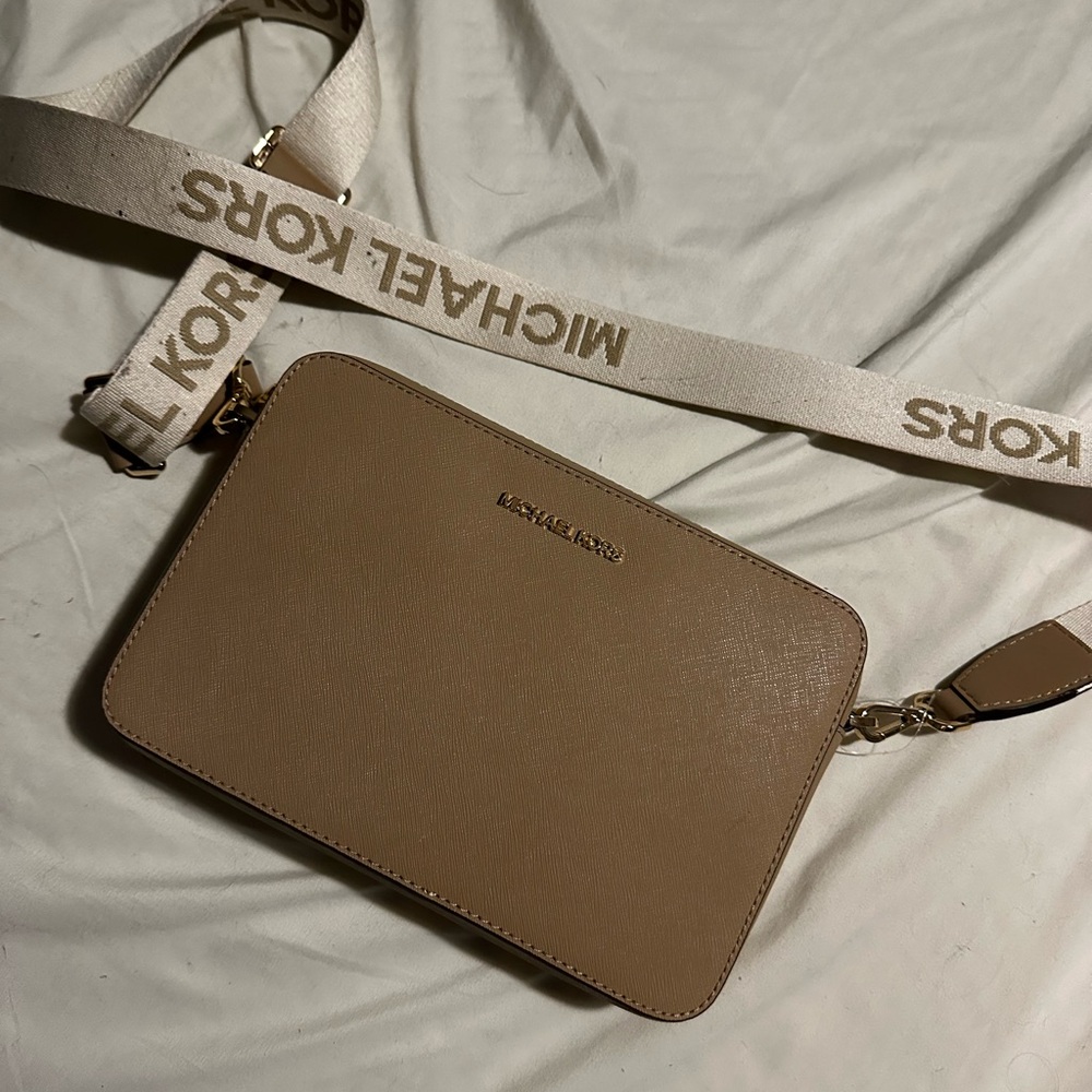 Michael Kors Tan Crossbody Bag